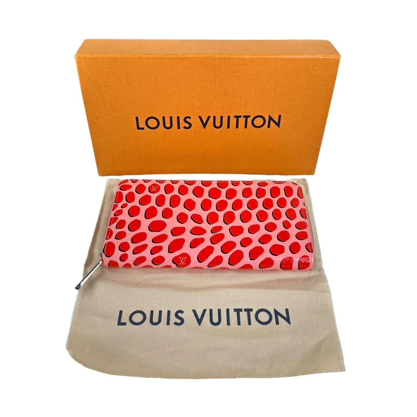 Louis Vuitton Monogram Vernis Sugar Poppy Zippy Wallet