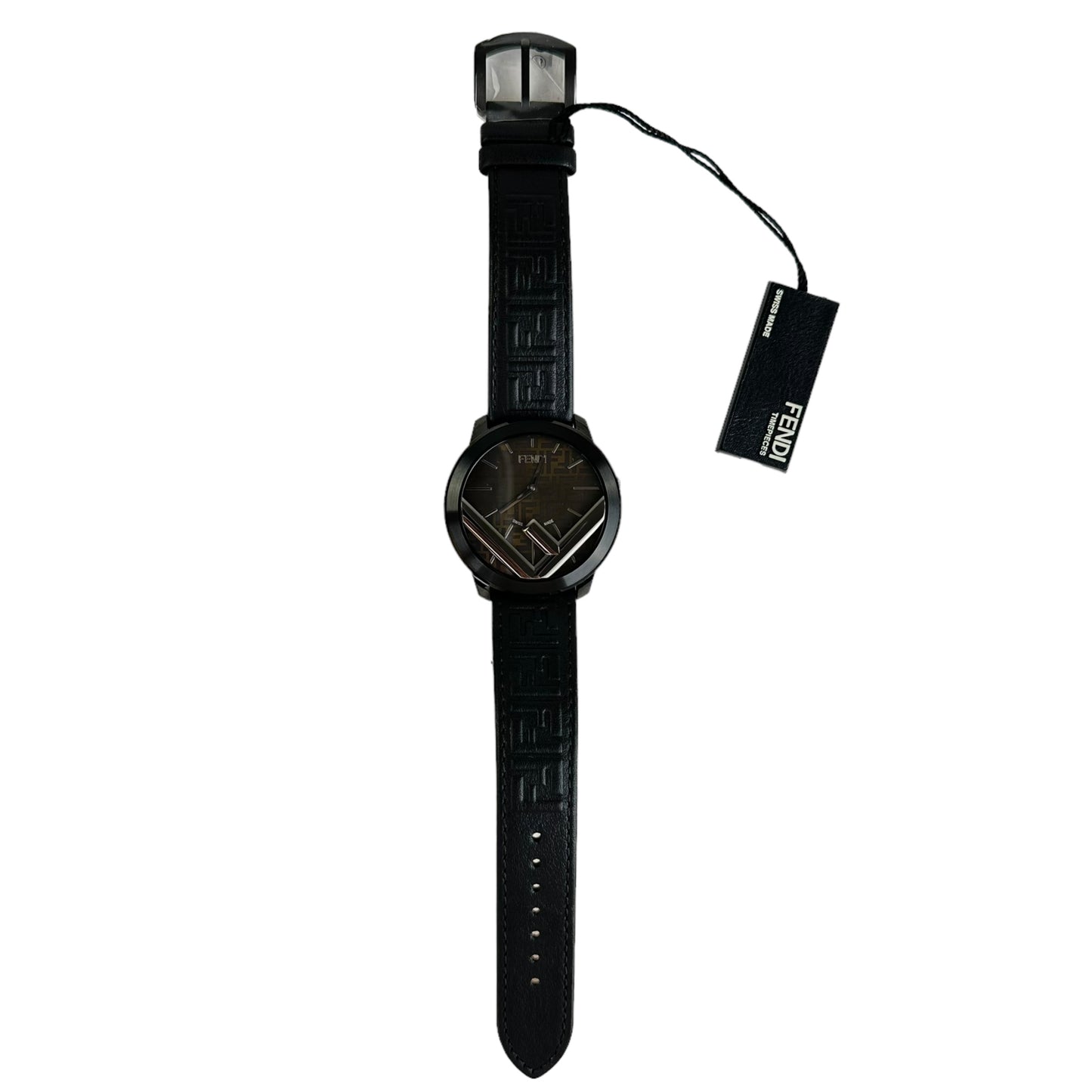 Fendi Run Away Black Dial Quartz Watch