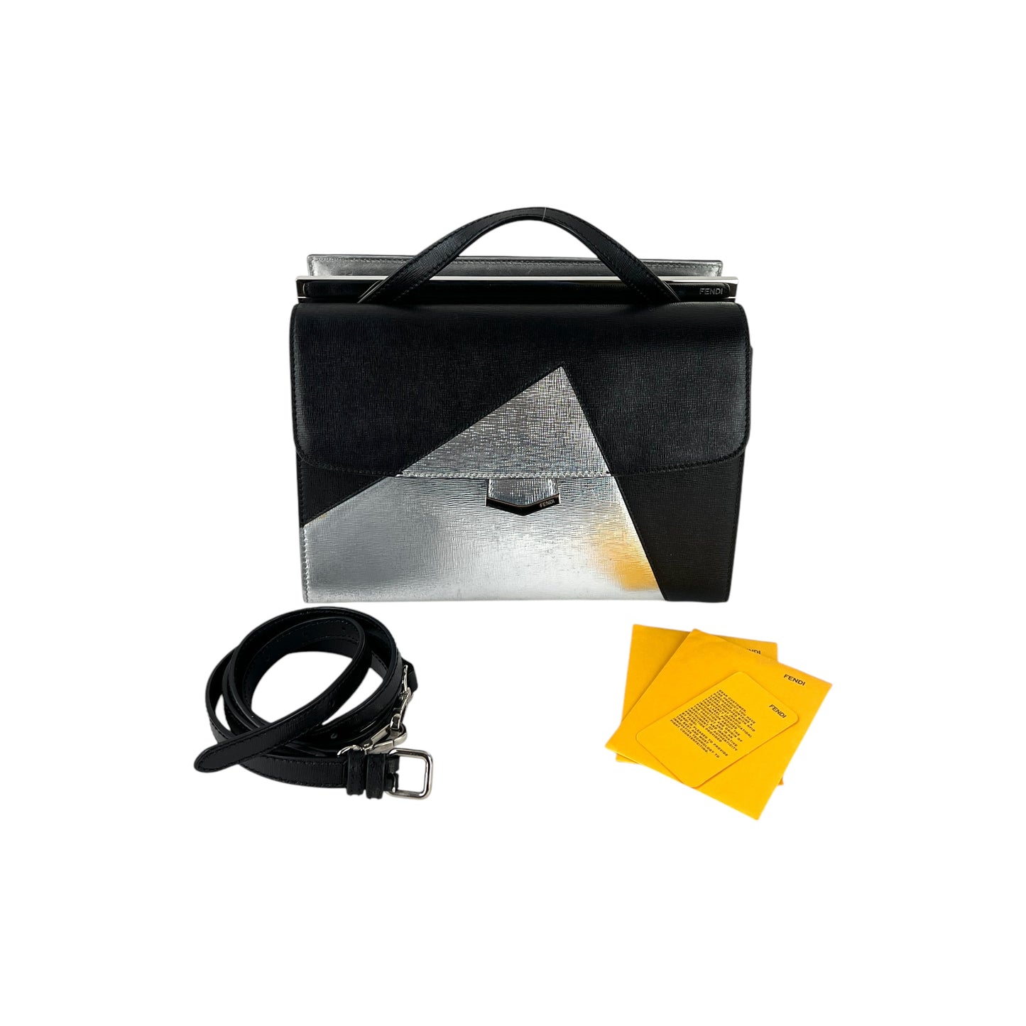 Fendi Demi Jour Leather Two-Way Bag