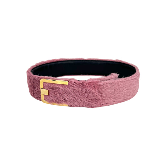 Prada Calf Hair Chunky Belt