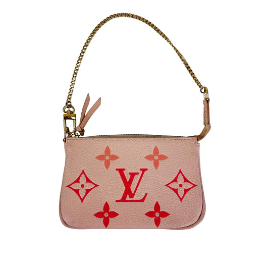 Louis Vuitton By The Pool Monogram Empreinte Leather Mini Pochette Bag