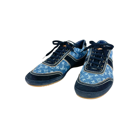 Louis Vuitton Monogram Denim & Suede Sneakers