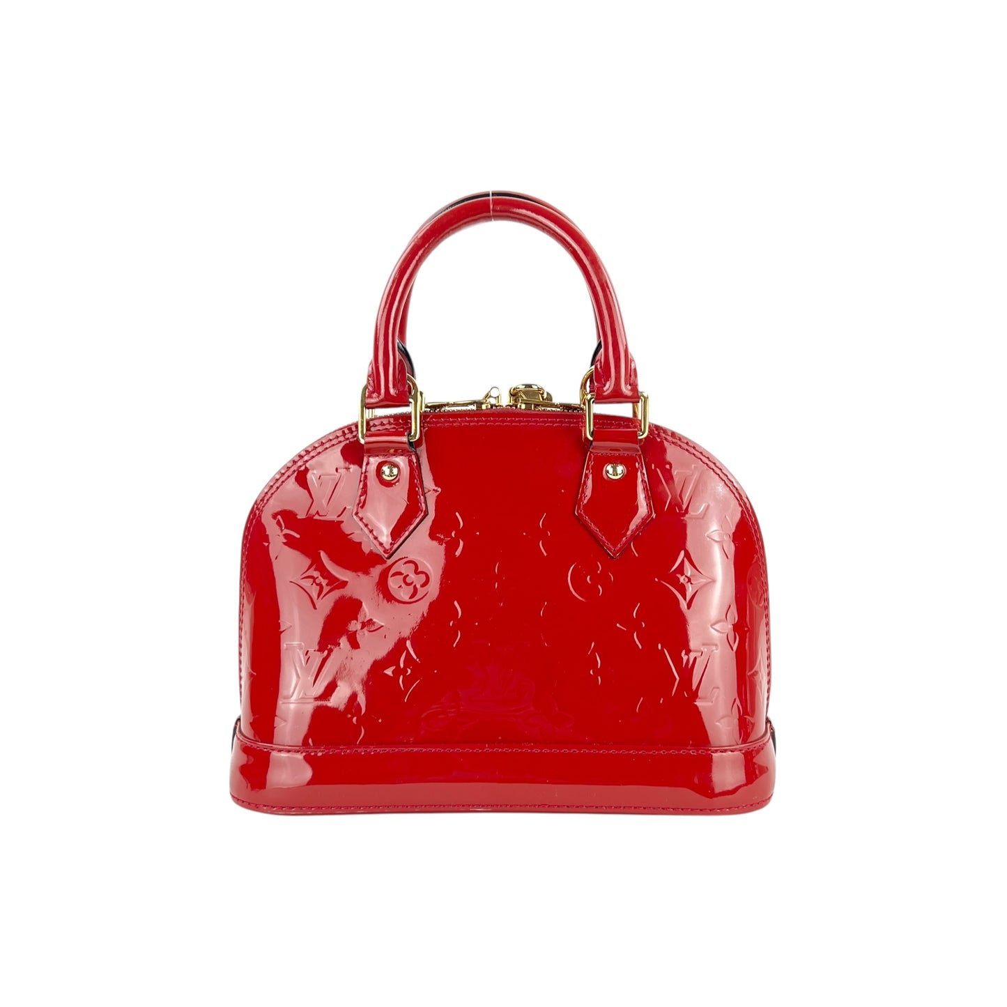 Louis Vuitton Monogram Alma BB Vernis Two-Way Bag