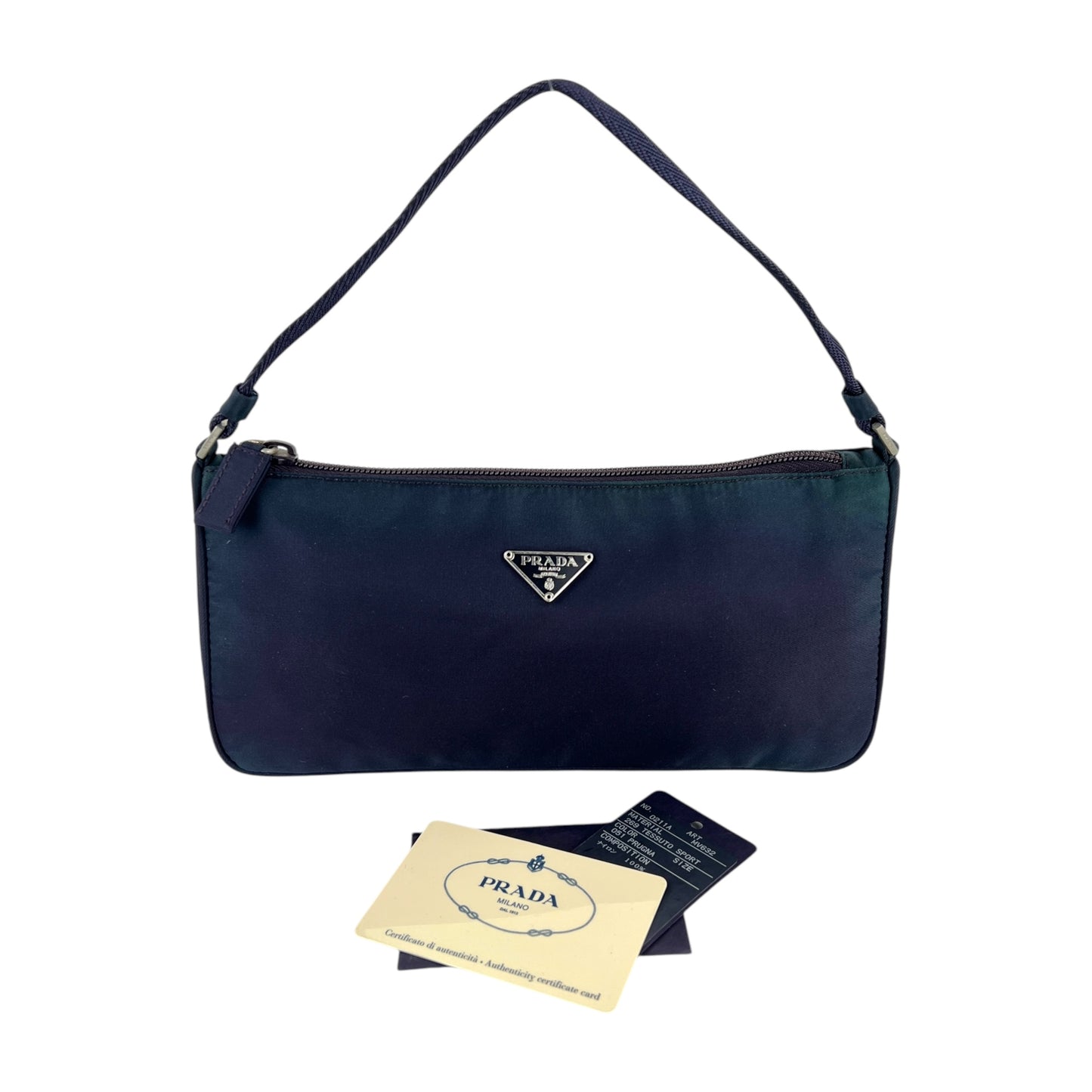 Prada Vintage Tessuto Nylon Pochette Bag