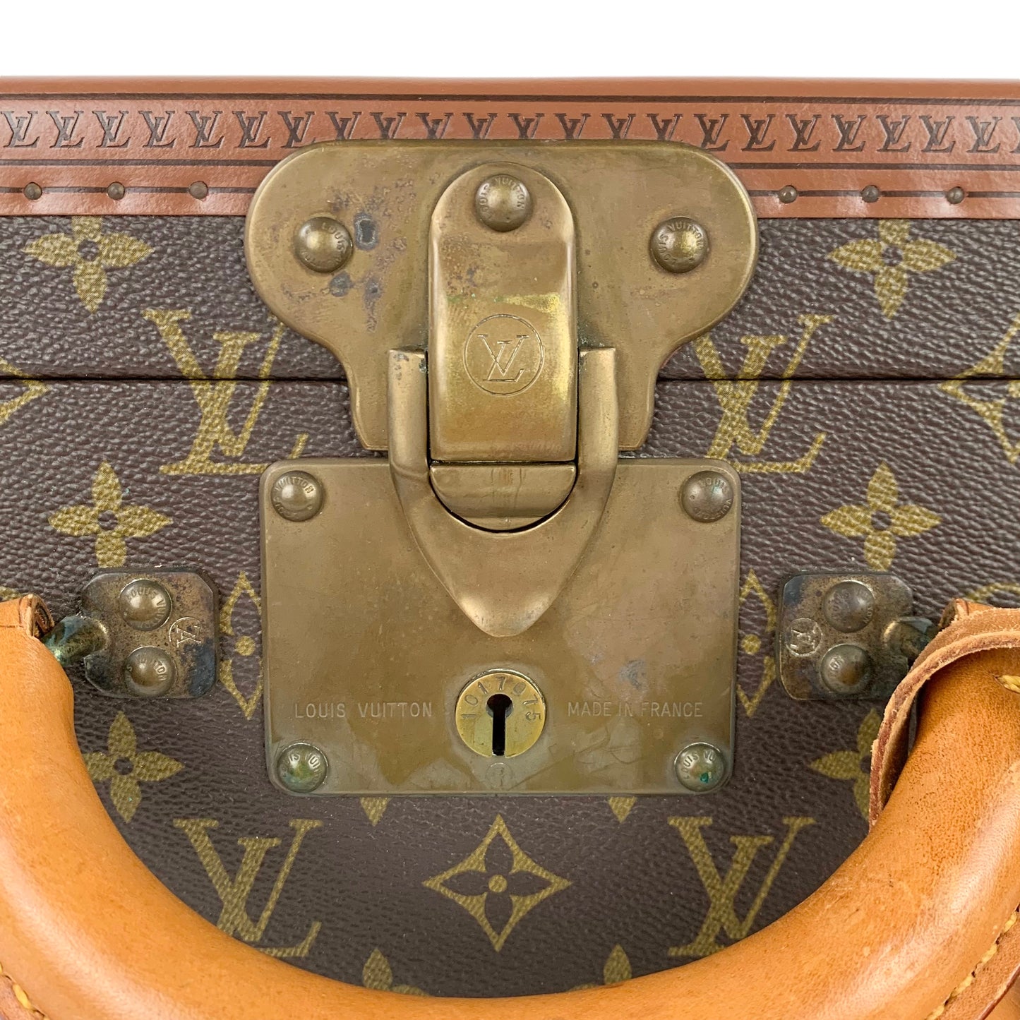 Louis Vuitton Monogram Alzer 50 Trunk Travel Bag