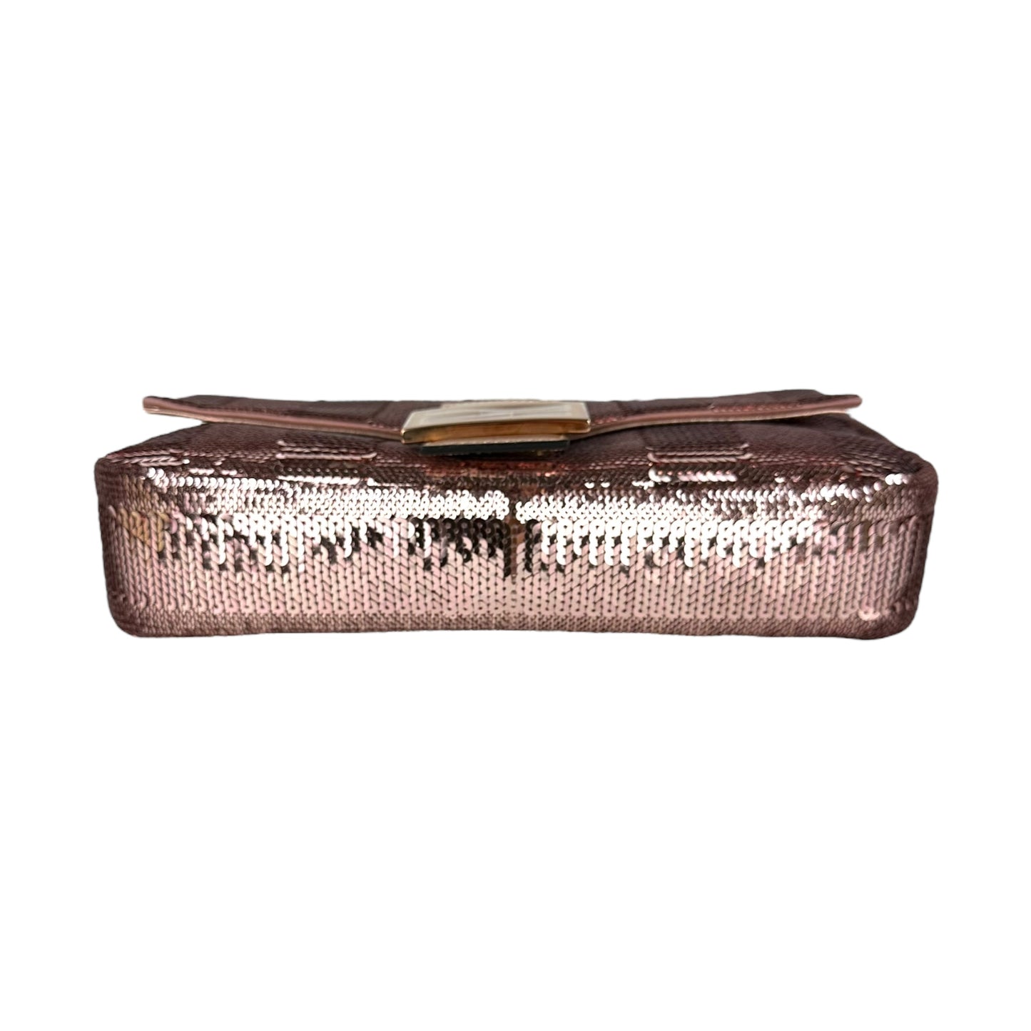 Fendi Metallic Sequin Baguette 2-Way Bag