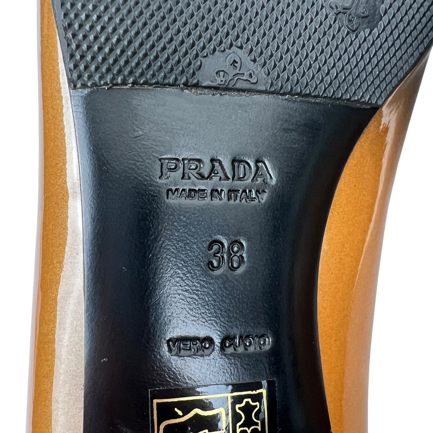 Prada Ombre Patent Leather Kitten Heel