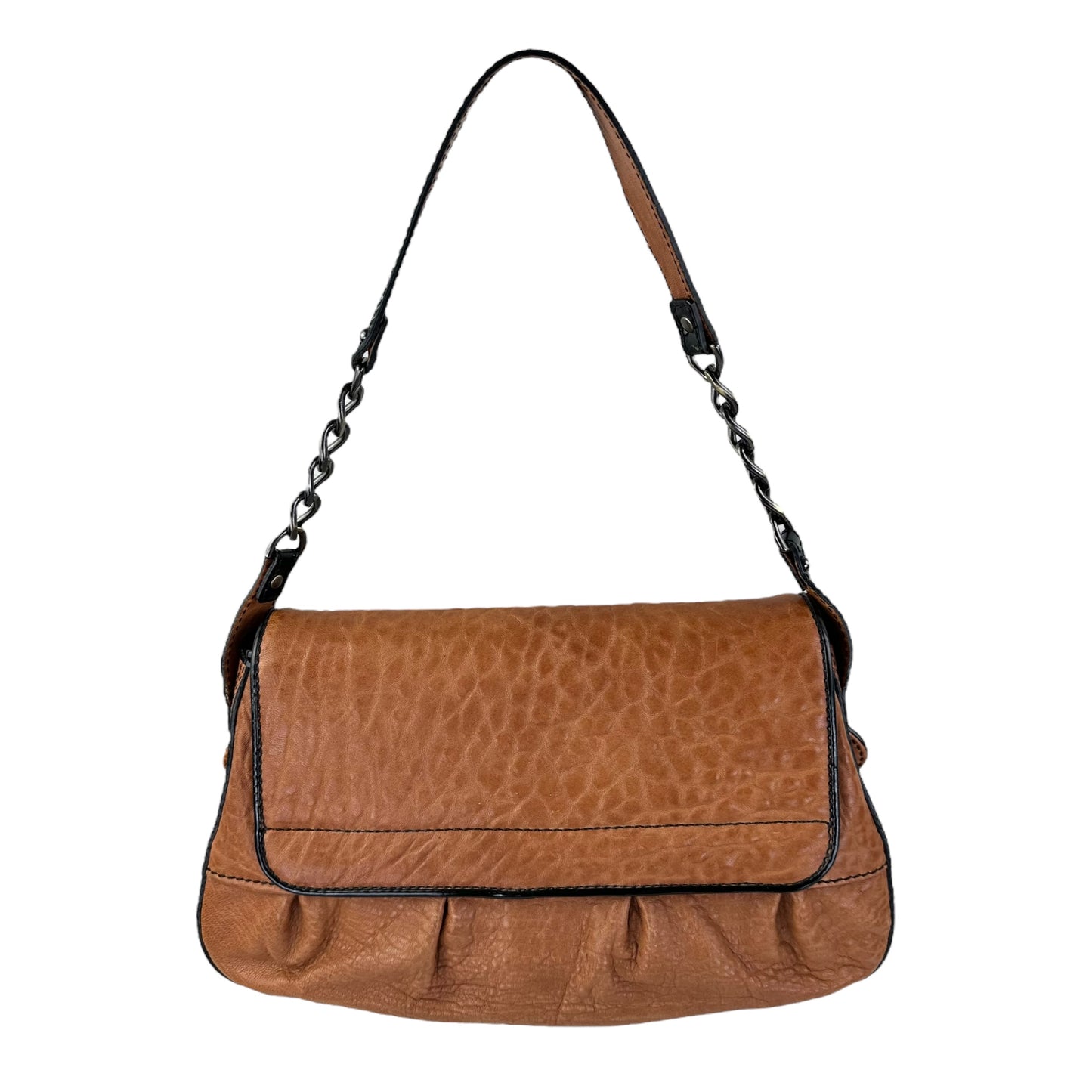 Fendi B Bis Napa Leather Shoulder Bag