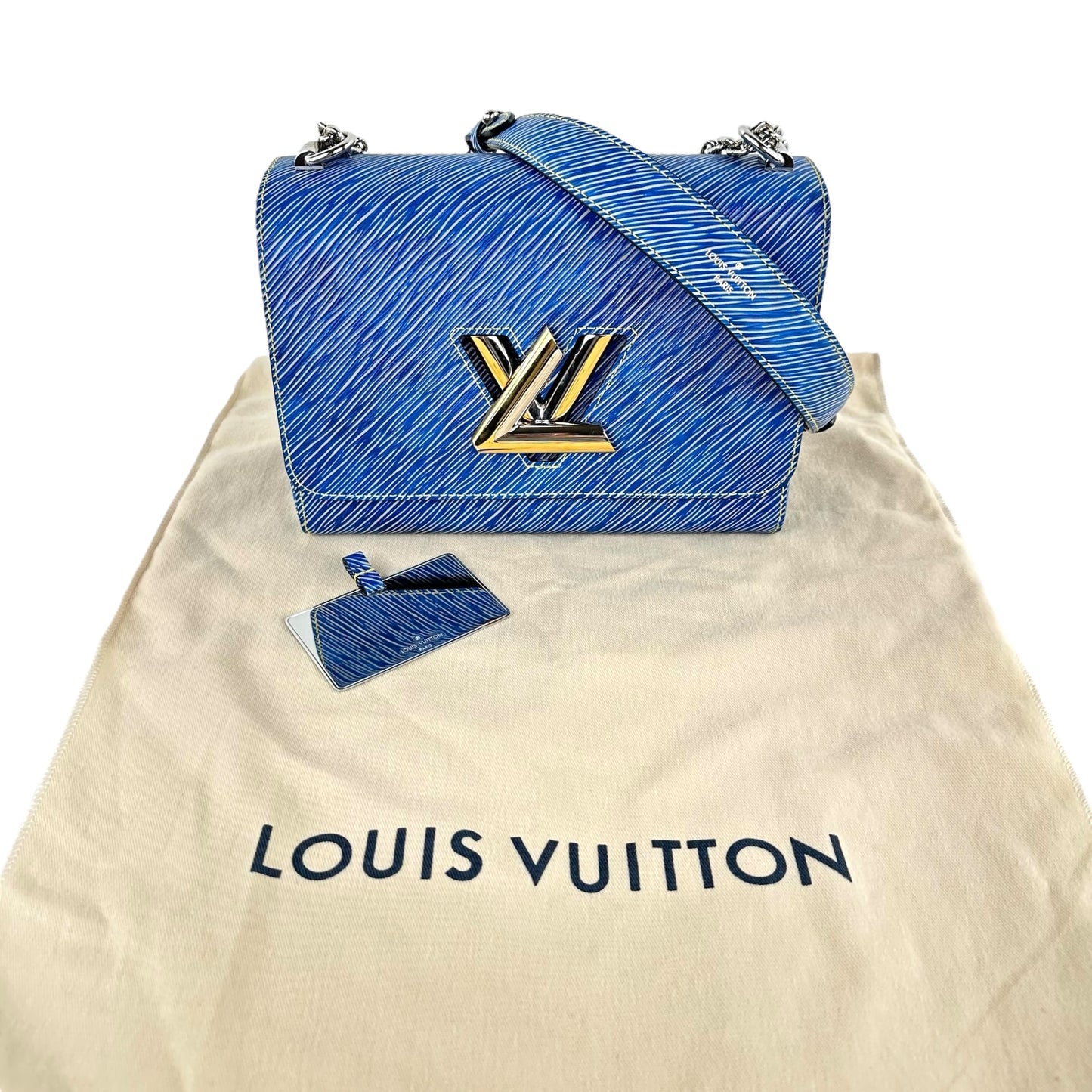 Louis Vuitton Epi Leather Twist Chain Shoulder Bag