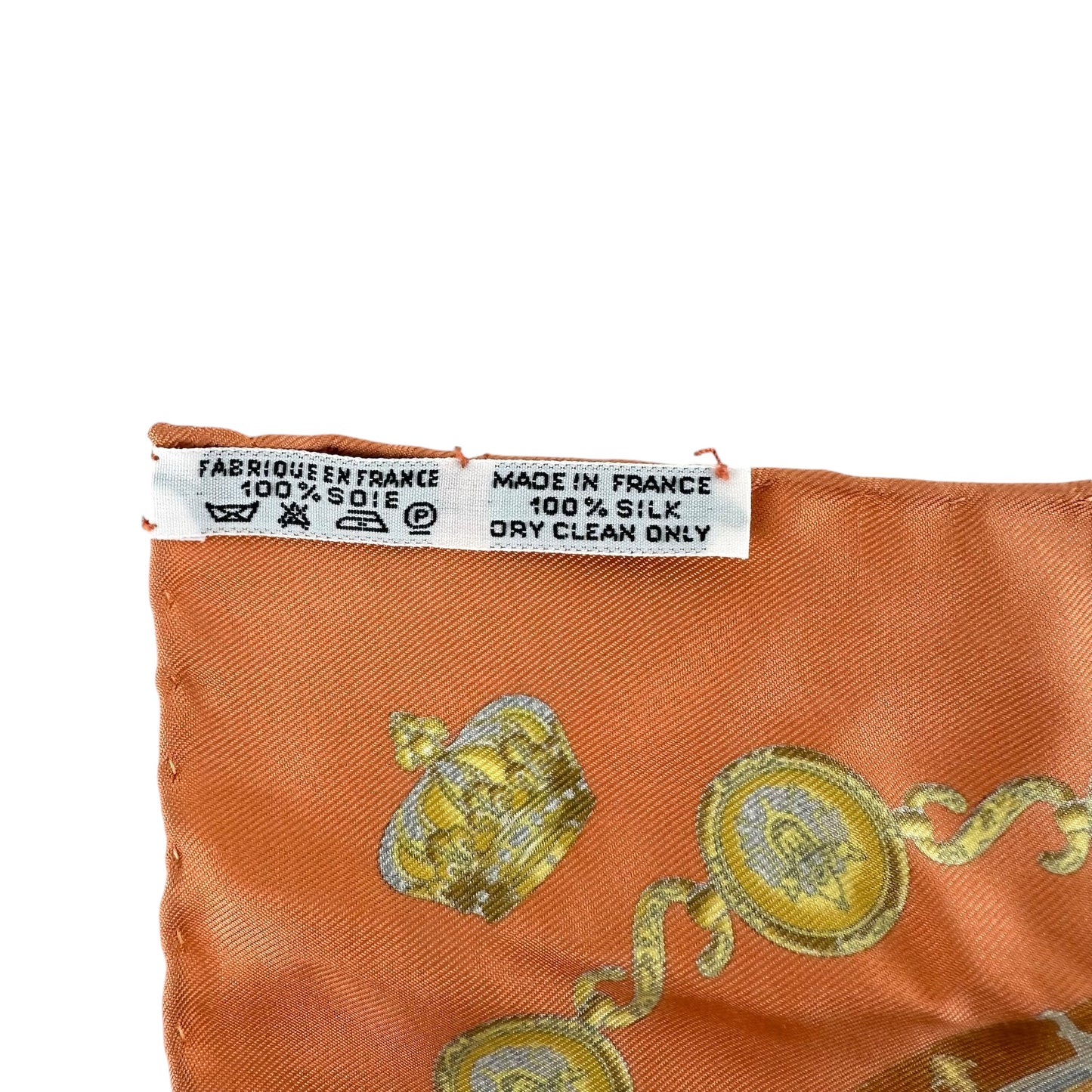 Hermes Vintage Drum Silk Scarf