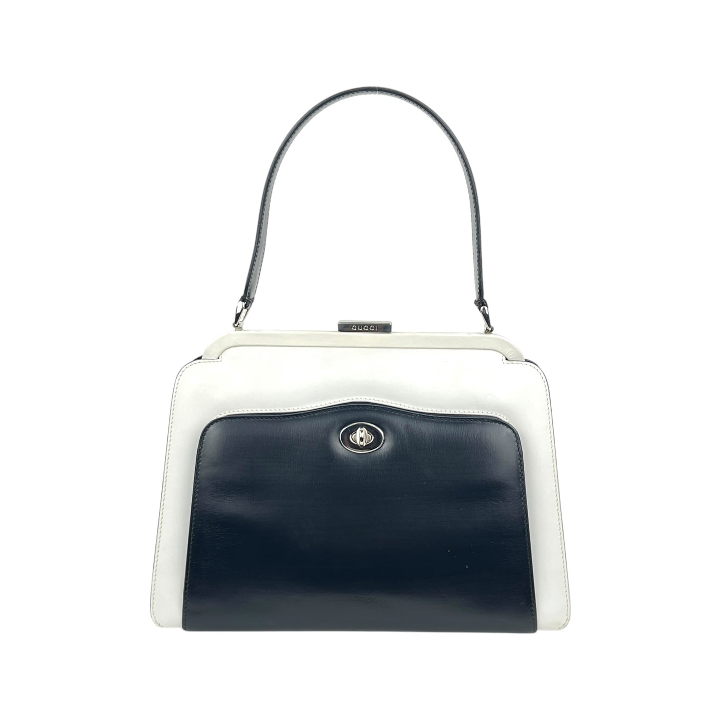 Gucci Vintage Two-Toned Leather Handbag