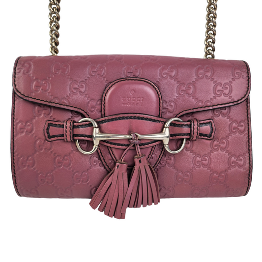 Gucci Guccissima Emily Chain Shoulder Bag