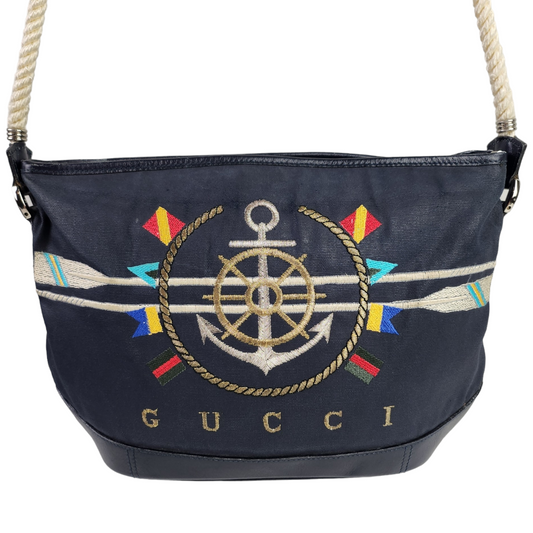 Gucci Vintage Nautical Crossbody Bag
