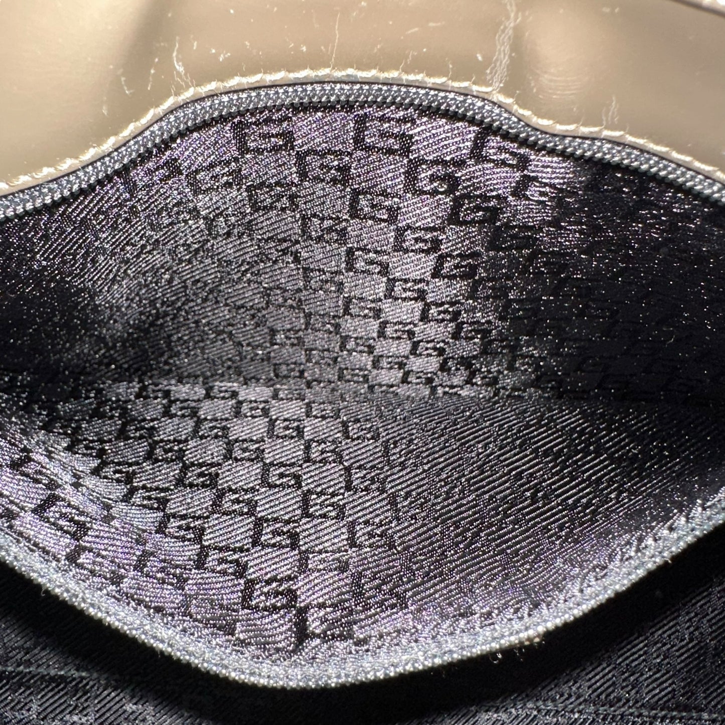 Gucci Bardot Patent Leather Shoulder Bag