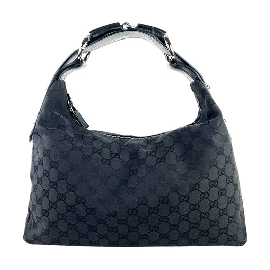Gucci Monogram Horsebit Shoulder Bag