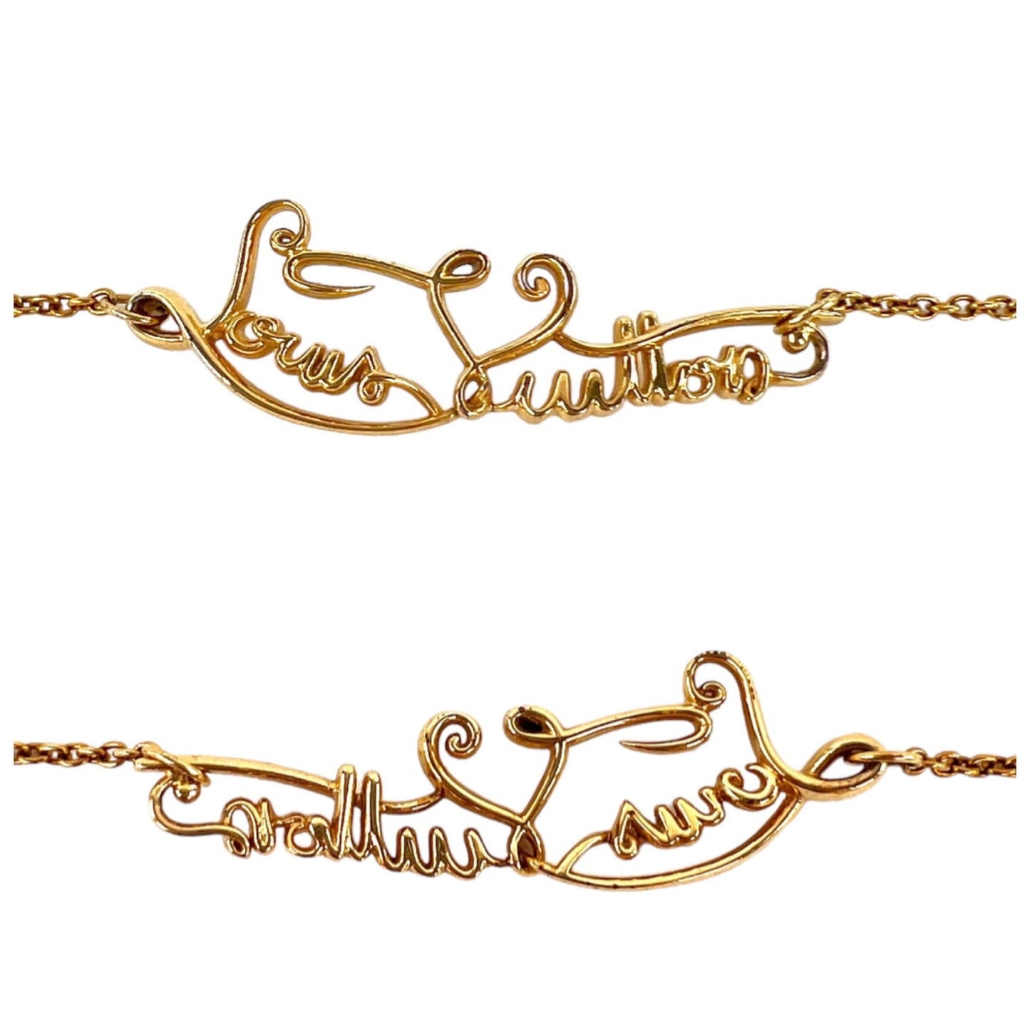 Louis Vuitton My LV Affair Script Bracelet